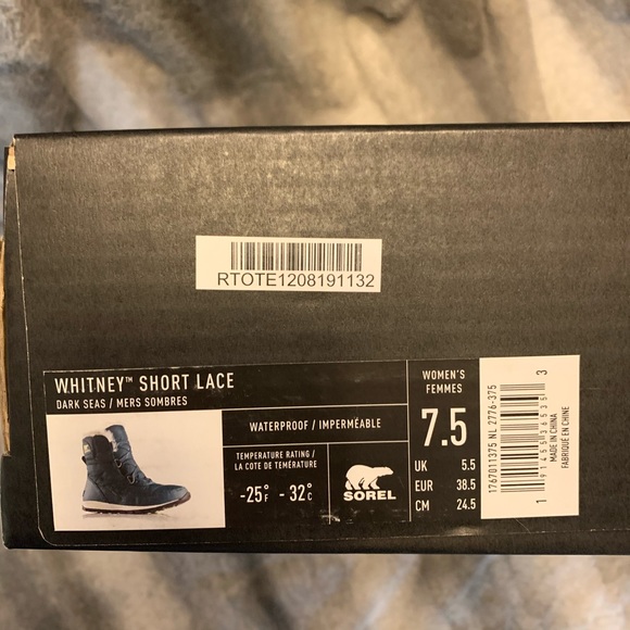 Sorel Whitney Short Lace Snow Boots - Picture 8 of 8